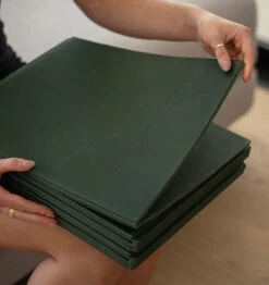 BAHE FoldUP™ Yoga/Pilates Mat - 6mm - Khaki -Fitness Supplies Store BAHE foldUP Yoga Pilates Mat 6mm Khaki Lifestyle 05