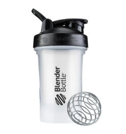 BlenderBottle Classic V2 Shaker Bottle - 20oz/600mL - Clear/Black