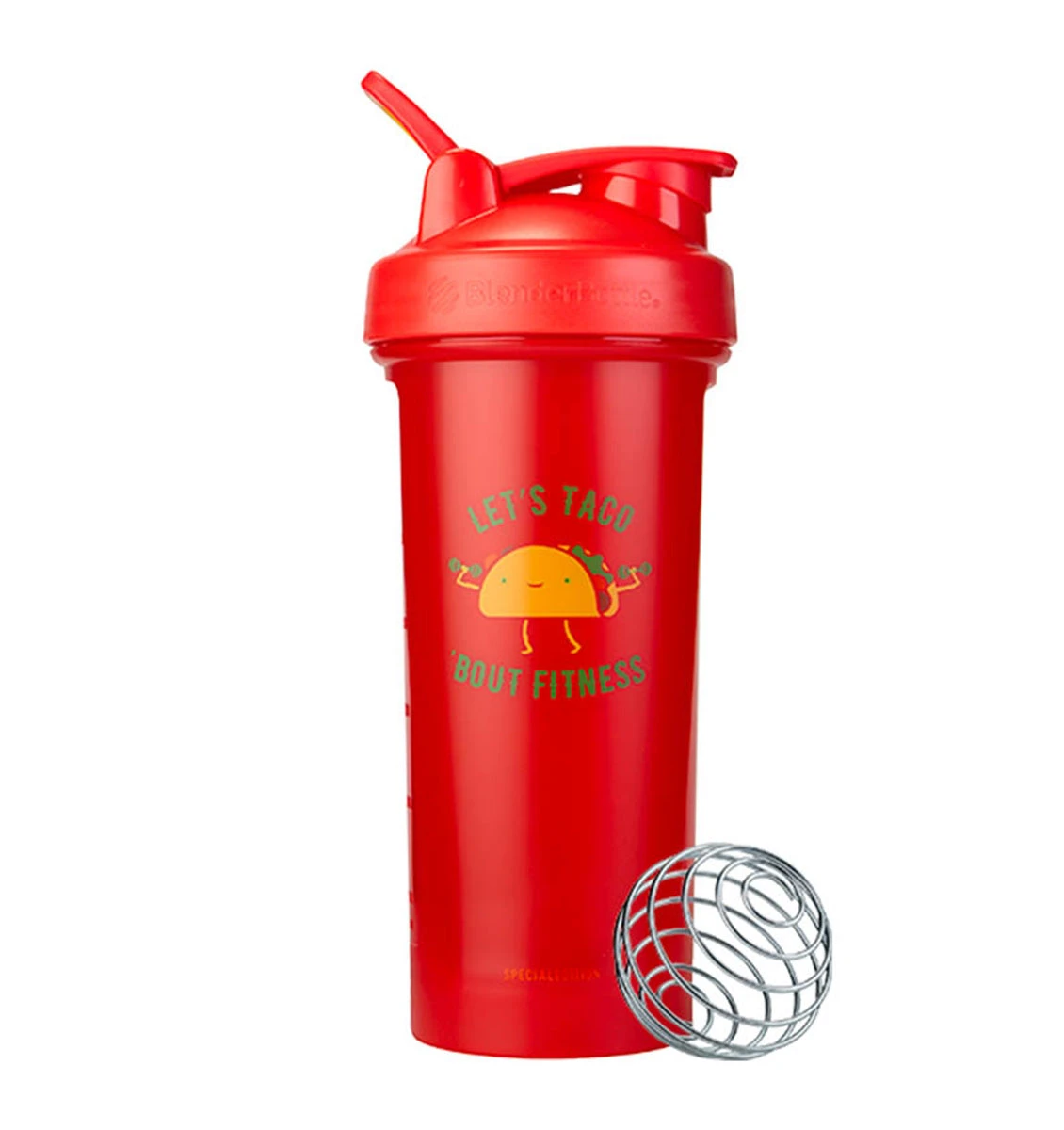 BlenderBottle Classic V2 Shaker Bottle - 28oz/828mL - Let's Taco 'Bout Fitness 3 BlenderBottle Classic V2 Shaker Bottle - 28oz/828mL - Let's Taco 'Bout Fitness