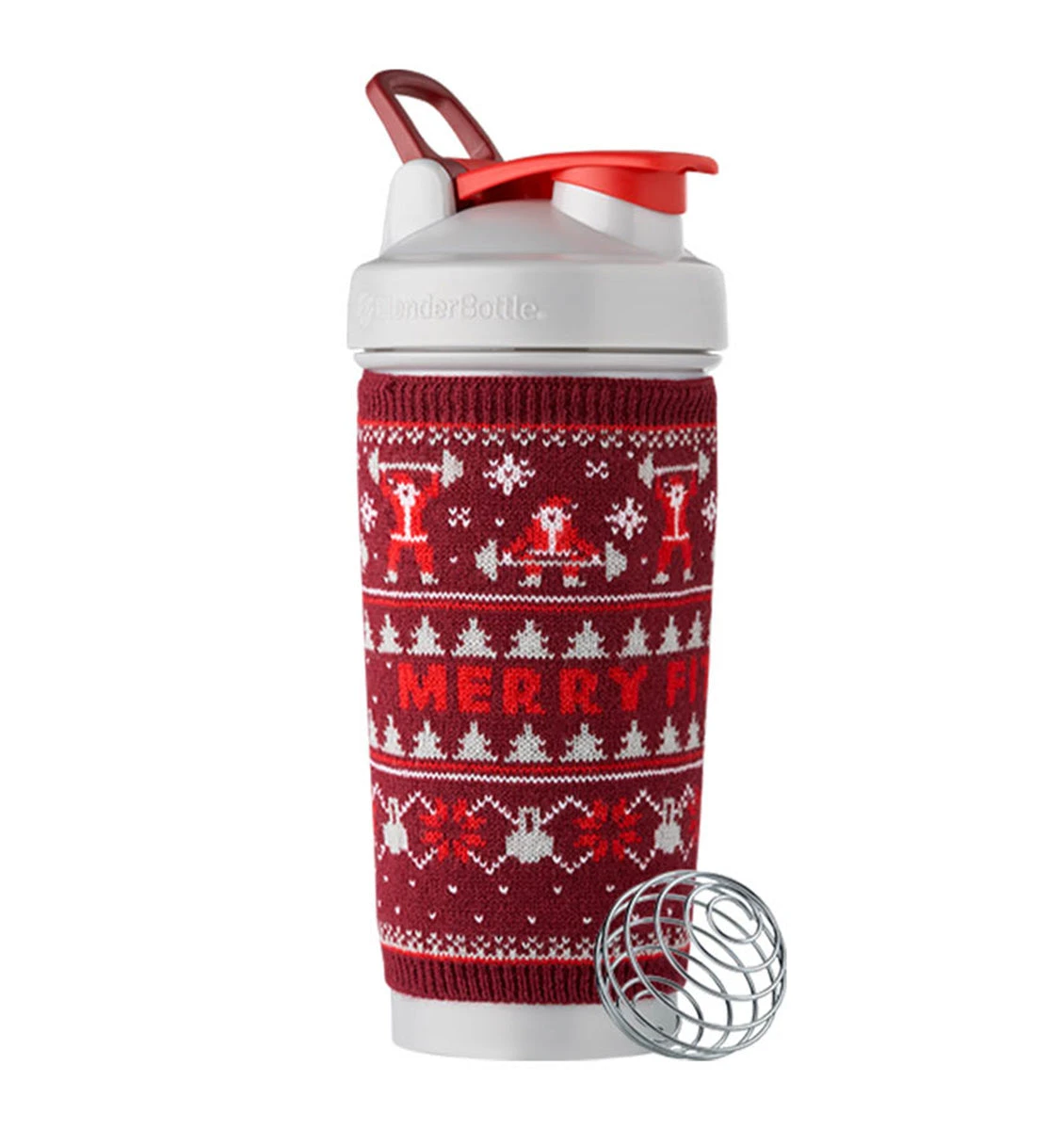 BlenderBottle Classic V2 Shaker Bottle - 28oz/828mL - Merry Fitmas 3 BlenderBottle Classic V2 Shaker Bottle - 28oz/828mL - Merry Fitmas