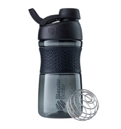 BlenderBottle SportMixer V2 Twist Cap Bottle - 20oz/600mL - Black