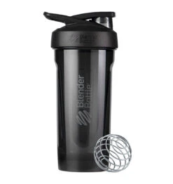 BlenderBottle Strada Shaker Bottle - 28oz/828mL - Black