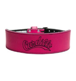 Cardillo Women's 310DL Custom Weight Lifting Belt With Cardillo Logo Embroidery - Pink