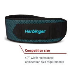 Harbinger Women's 4.5" HexCore Weight Lifting Belt - Light Blue -Fitness Supplies Store Harbinger Hexcore Weight Lifting Belt Womens Light Blue 07