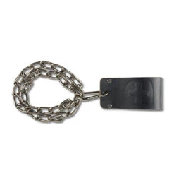 Harbinger 36" Leather Dip Belt Attachment - Gunmetal -Fitness Supplies Store Harbinger Leather Dip Belt Attachment 03