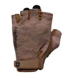 Harbinger Men's Pro Weight Lifting Gloves 3.0 - Tan Camo