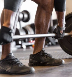 Harbinger Men's Power Protect Weight Lifting Gloves - Black -Fitness Supplies Store Harbinger Power Protect Gloves Mens Black Lifestyle 02