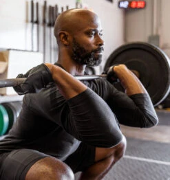 Harbinger Men's Power Protect Weight Lifting Gloves - Black -Fitness Supplies Store Harbinger Power Protect Gloves Mens Black Lifestyle 03