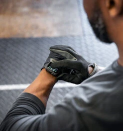 Harbinger Men's Power Protect Weight Lifting Gloves - Black -Fitness Supplies Store Harbinger Power Protect Gloves Mens Black Lifestyle 07