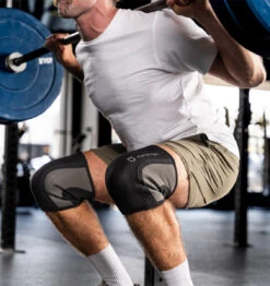 Harbinger Pro Knee Sleeves - 7mm - Black 15 Harbinger Pro Knee Sleeves - 7mm - Black -Fitness Supplies Store Harbinger Pro Knee Sleeves 7mm Black Lifestyle 03