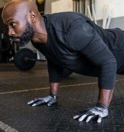 Harbinger Men's Shield Protect Weight Lifting Gloves - Black (Clearance) -Fitness Supplies Store Harbinger Shield Protect Gloves Mens Black Lifestyle 02