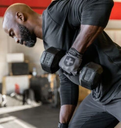 Harbinger Men's Shield Protect Weight Lifting Gloves - Black (Clearance) -Fitness Supplies Store Harbinger Shield Protect Gloves Mens Black Lifestyle 03