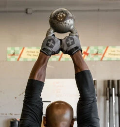 Harbinger Men's Shield Protect Weight Lifting Gloves - Black (Clearance) -Fitness Supplies Store Harbinger Shield Protect Gloves Mens Black Lifestyle 05