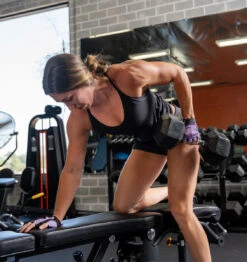 Harbinger Women's Power Weight Lifting Gloves 3.0 - Lavender -Fitness Supplies Store Harbinger Womens Power Weight Lifting Gloves 3 0 Lavender Lifestyle 03