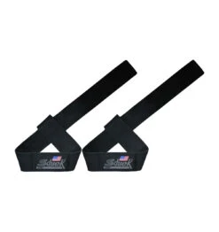 Schiek 21" Leather Lifting Straps - Black