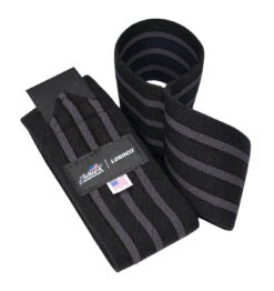 LOBOCKI X Schiek 52" Elbow Wraps - Black/Silver