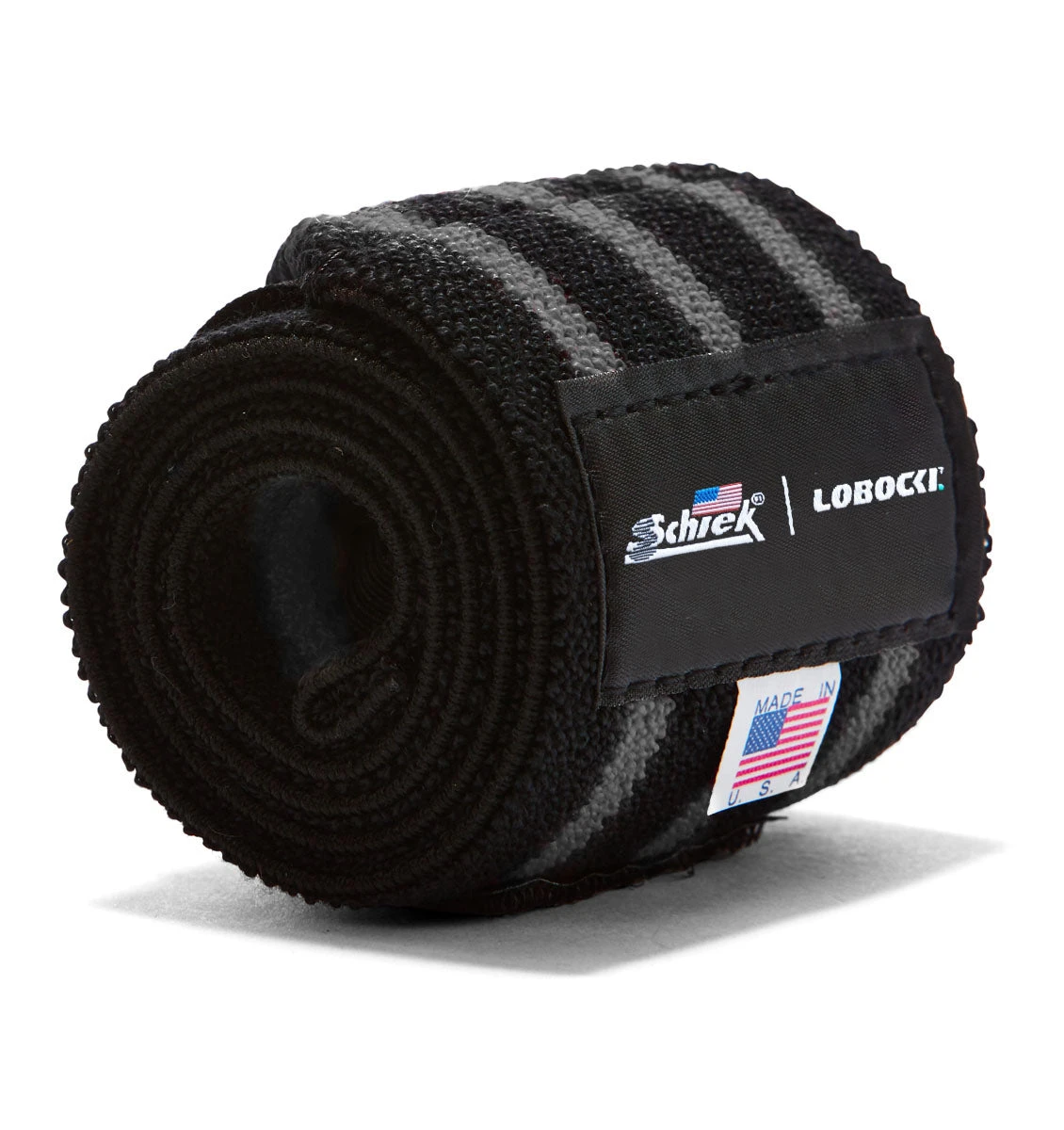 LOBOCKI X Schiek 24" Wrist Wraps - Black/Silver 4 LOBOCKI X Schiek 24" Wrist Wraps - Black/Silver - Image 2