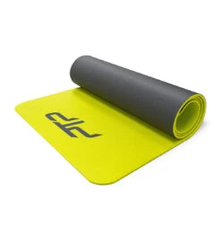 PTP Fitness Mat - 6mm - Space Grey/Lime
