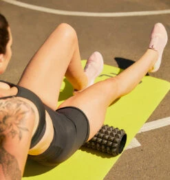 PTP Fitness Mat - 6mm - Space Grey/Lime -Fitness Supplies Store PTP Fitness Mat Lifestyle 04