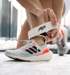 PTP Luxe Ankle Straps - Bone White -Fitness Supplies Store PTP Luxe Ankle Straps Bone White Lifestyle 04