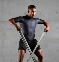 PTP MediBand - Ultimate -Fitness Supplies Store PTP Mediband Silver Ultimate Action Shot 1