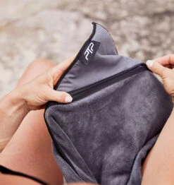 PTP Microfibre Action Towel - Regular - Storm -Fitness Supplies Store PTP Microfibre Action Towel Regular Lifestyle 02