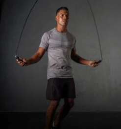 PTP Power Weighted Jump Rope -Fitness Supplies Store PTP Power Weighted Jump Rope Action Shot 1