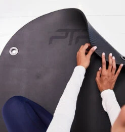 PTP XL Workout Mat - 10mm - Black -Fitness Supplies Store PTP XL Workout Mat 10mm Black Lifestyle 02