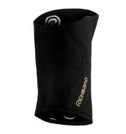 Rehband RX Knee Sleeve - 5mm - Gold/Black -Fitness Supplies Store Rehband RX Knee Sleeve Gold Black 5mm 01