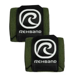Rehband 18" X-RX Wrist Wraps - Army Green -Fitness Supplies Store Rehband X RX Wrist Wraps 18 inch Army Green 02