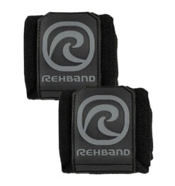 Rehband 18" X-RX Wrist Wraps - Carbon/Black -Fitness Supplies Store Rehband X RX Wrist Wraps 18 inch Carbon Black 01