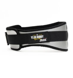 Ronnie Coleman Signature Series CF4006 Carbon Fibre Contour Weight Lifting Belt - Silver