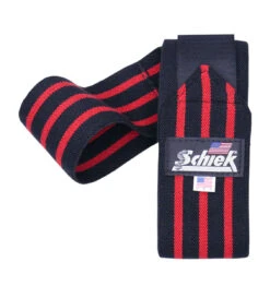 Schiek 52" Elbow Wraps - Black/Red -Fitness Supplies Store Schiek Elbow Wraps Black 04