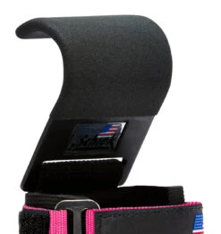 Schiek Power Lifting Hooks -Fitness Supplies Store Schiek Power Lifting Hooks Pink Product 02