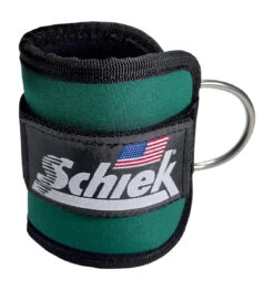 Schiek Premium Ankle Cuffs -Fitness Supplies Store Schiek Premium Ankle Cuffs Green Product 02