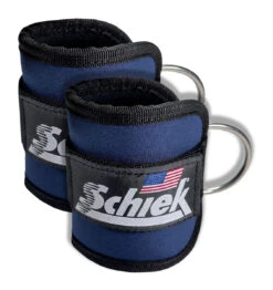 Schiek Premium Ankle Cuffs -Fitness Supplies Store Schiek Premium Ankle Cuffs Navy Product 01