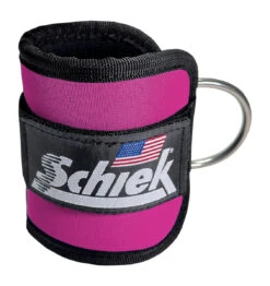Schiek Premium Ankle Cuffs -Fitness Supplies Store Schiek Premium Ankle Cuffs Pink Product 02