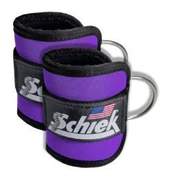 Schiek Premium Ankle Cuffs -Fitness Supplies Store Schiek Premium Ankle Cuffs Purple Product 01