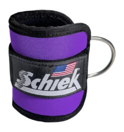 Schiek Premium Ankle Cuffs -Fitness Supplies Store Schiek Premium Ankle Cuffs Purple Product 02