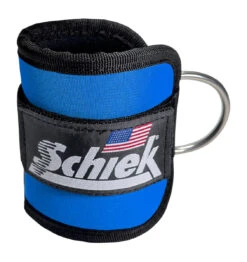 Schiek Premium Ankle Cuffs -Fitness Supplies Store Schiek Premium Ankle Cuffs Royal Blue Product 02