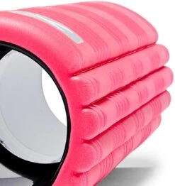 TriggerPoint GRID 2.0 Foam Roller - 26" - Pink -Fitness Supplies Store TPT3GRD2PWS0000 TriggerPoint The Grid 2.0 Foam Roller Pink 60 Degree Angle Close Up
