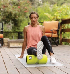 TriggerPoint CHANNEL Foam Roller - 13" - Green 18 TriggerPoint CHANNEL Foam Roller - 13" - Green -Fitness Supplies Store TriggerPoint Channel Foam Roller Green Lifestyle 01