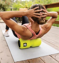 TriggerPoint CHANNEL Foam Roller - 13" - Green 22 TriggerPoint CHANNEL Foam Roller - 13" - Green -Fitness Supplies Store TriggerPoint Channel Foam Roller Green Lifestyle 05