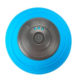 TriggerPoint CHARGE VIBE Vibrating Foam Roller - 7" - Blue 12 TriggerPoint CHARGE VIBE Vibrating Foam Roller - 7" - Blue -Fitness Supplies Store TriggerPoint Charge Vibe Vibrating Foam Roller Power Button