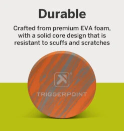 TriggerPoint Foundation Foam Roller - 12" - Orange/Grey -Fitness Supplies Store TriggerPoint Foundation Foam Roller 12 inch Orange Grey Lifestyle 05