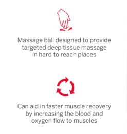 TriggerPoint GRID X Massage Ball - 5" - Black -Fitness Supplies Store TriggerPoint GRID Massage Ball X Black 03