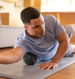 TriggerPoint GRID X Massage Ball - 5" - Black -Fitness Supplies Store TriggerPoint GRID Massage Ball X Black Lifestyle 04