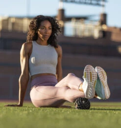 TriggerPoint GRID X Massage Ball - 5" - Black -Fitness Supplies Store TriggerPoint GRID Massage Ball X Black Lifestyle 05