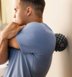 TriggerPoint GRID X Massage Ball - 5" - Black -Fitness Supplies Store TriggerPoint GRID Massage Ball X Black Lifestyle 07