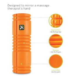 TriggerPoint GRID VIBE Plus Vibrating Foam Roller - 12" - Orange -Fitness Supplies Store TriggerPoint Grid Vibe Plus Vibrating Foam Roller 4